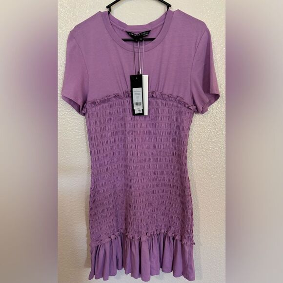 VERONICA BEARD Tomlin Dress in Violet NWT - Picture 2 of 7